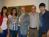 Con la familia y el Maestro Edgar Sanchez